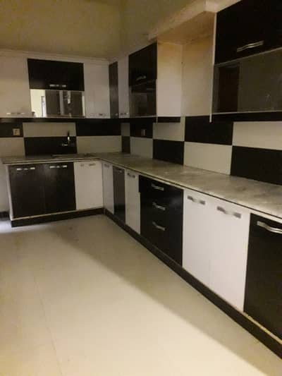 three bed dd first floor with roof portion for rent in johar