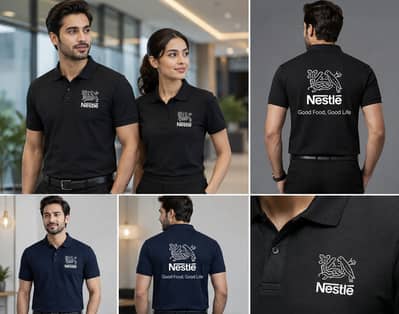 Polo shirt | T shirt printing | Staff uniform manufacturer | DTF