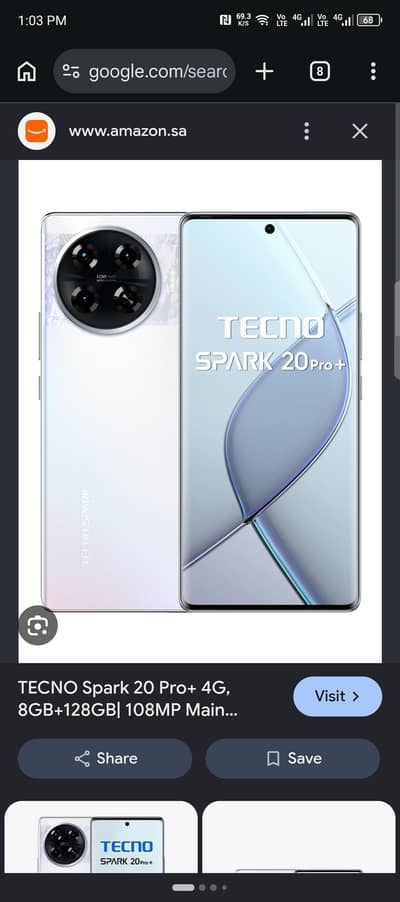 Tecno Spark 20 pro plus