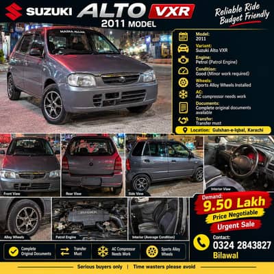 Suzuki Alto vxr 2011