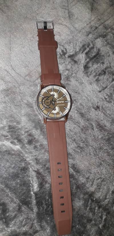 Positif Men’s Brown Analog Watch