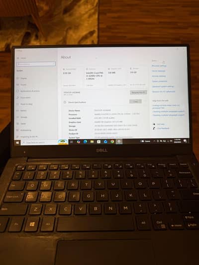 dell laptop  desktop AOOOBINB 8gb ram i5 core 6 generation