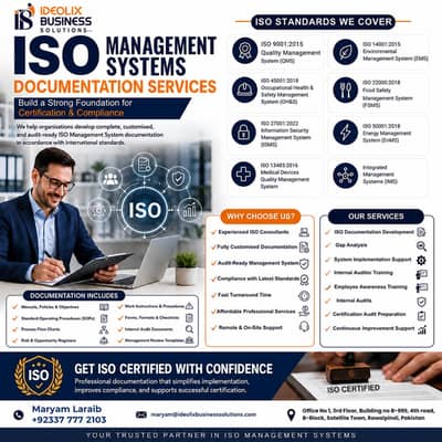 National & International Certifications