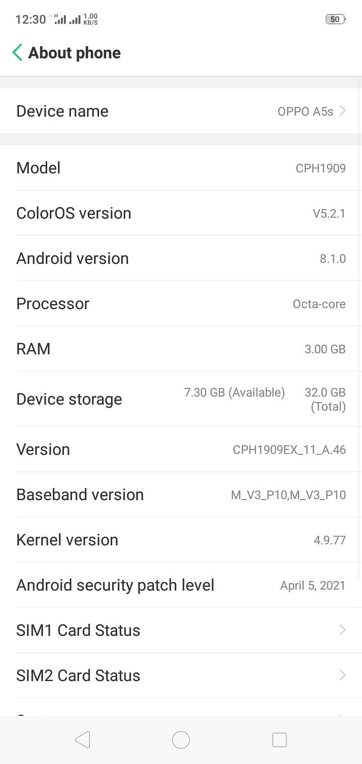 OPPO A5s 0