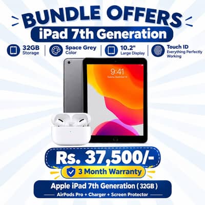 Apple iPad 7th Generation | Excellent Condition | 3 Month Warranty