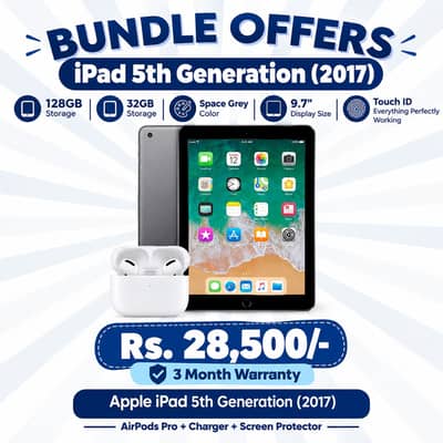 Apple iPad 5th Generation | Original Apple iPad | 3 Month Warranty
