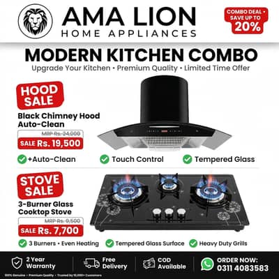 IMPOTAD ELECTRIC KITCHEN AIR HOOD CHIMNEY (GAS STOVE HOB) 03044767637