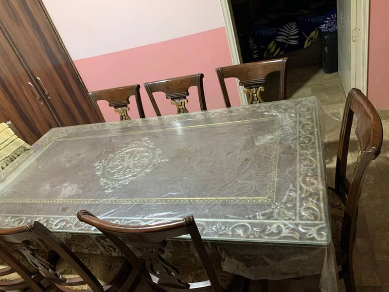 Big Dining table with 8 chairs 0