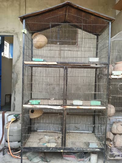 5 portion engal  cage 6 portion cage and 2 portion cage for parrots