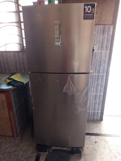 haier refrigerator in new well maintained condition no damage rusted a