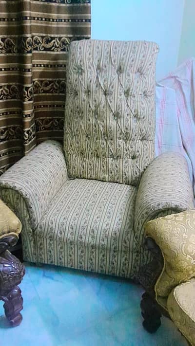pair of high sofa chairs