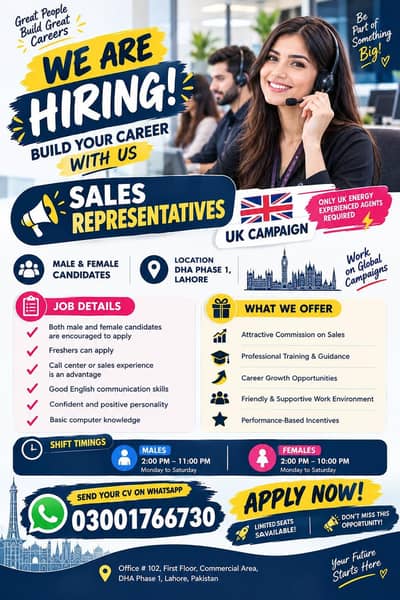 Sales Representatives Wanted