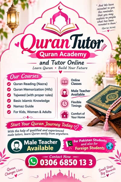 quran academy and tutor