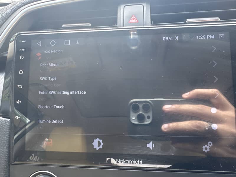 Nakamichi android panel wireless apple car and android auto 3
