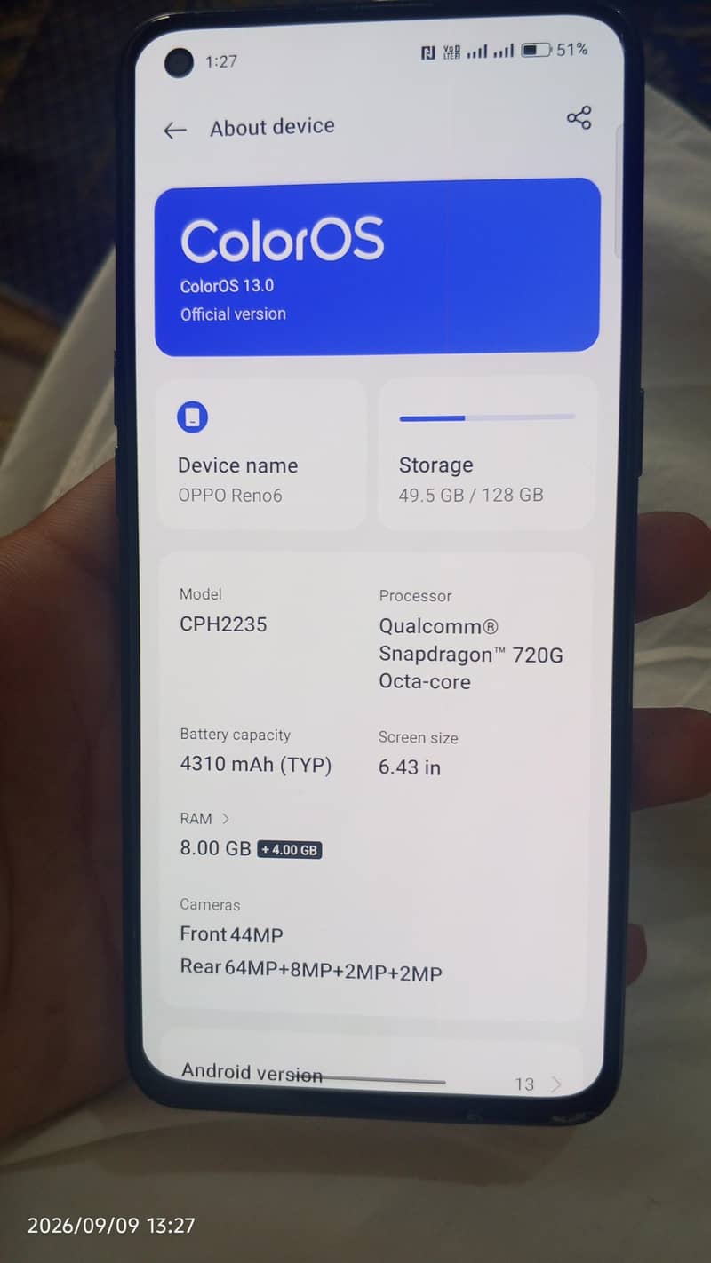 OPPO Reno6 0