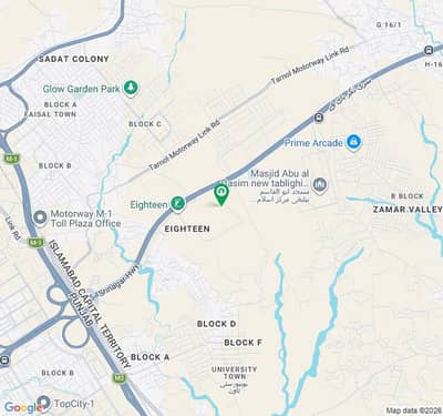 500 Kanal Commercial Land For Sale In Seventeen, Main Srinagar Highway, Islamabad (Adjacent To Eighteen). Argent