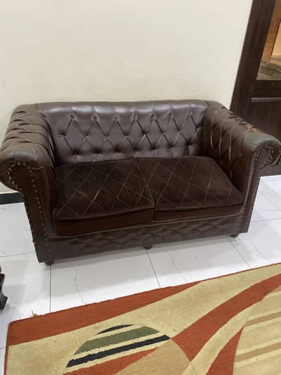 leather 2 seater