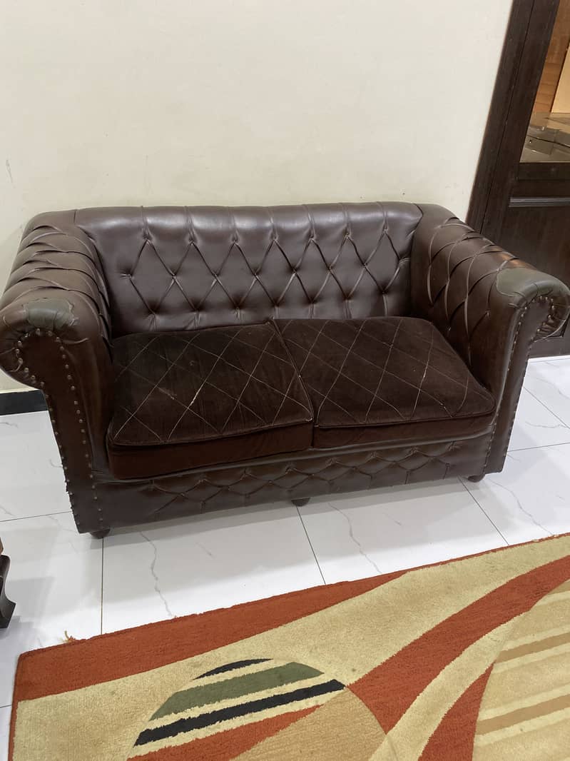 leather 2 seater 0