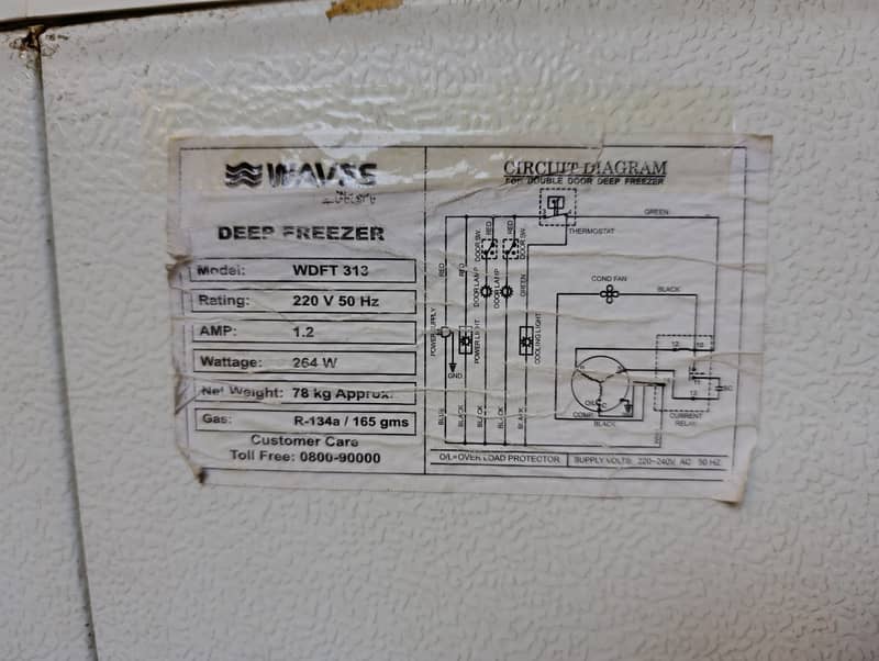 Waves [Double Door Deep Freezer] 9