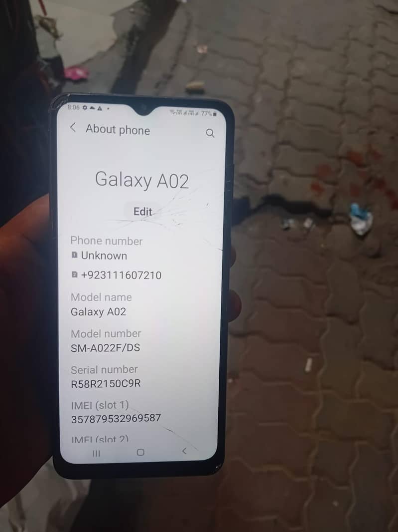 Samsung Mobile A02 10