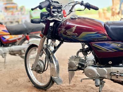Honda CD70 2021 Model | Genuine Documents and Smart Card & Plates