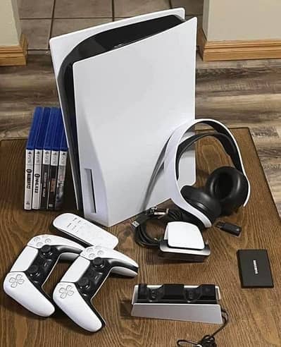 PS5 PlayStation 1tb Disk 10 game Sath Urgent Sale Connect What s App