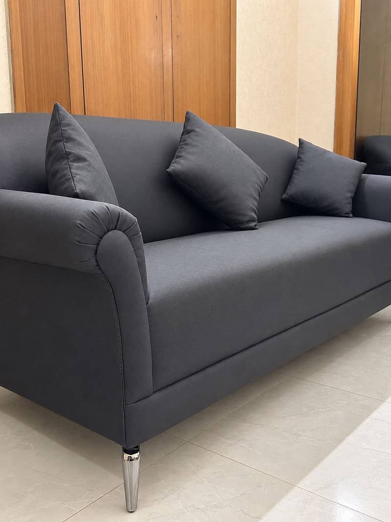 5 seater leather sofa set 0