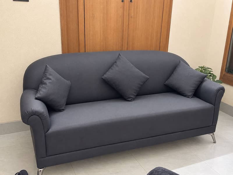 5 seater leather sofa set 2