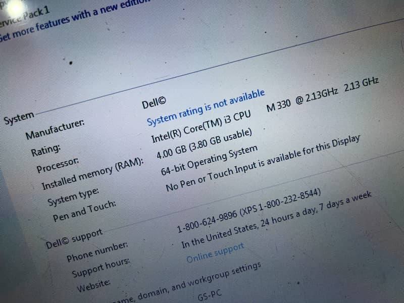 dell core i3 256gb 4