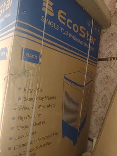 eco star washing machine big size box pack official warranty