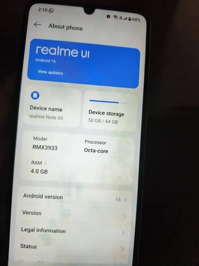 Realme Note 60