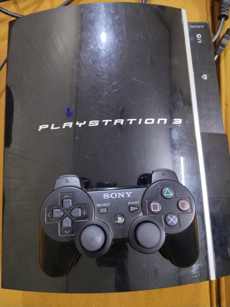 PS3 with controller 2
