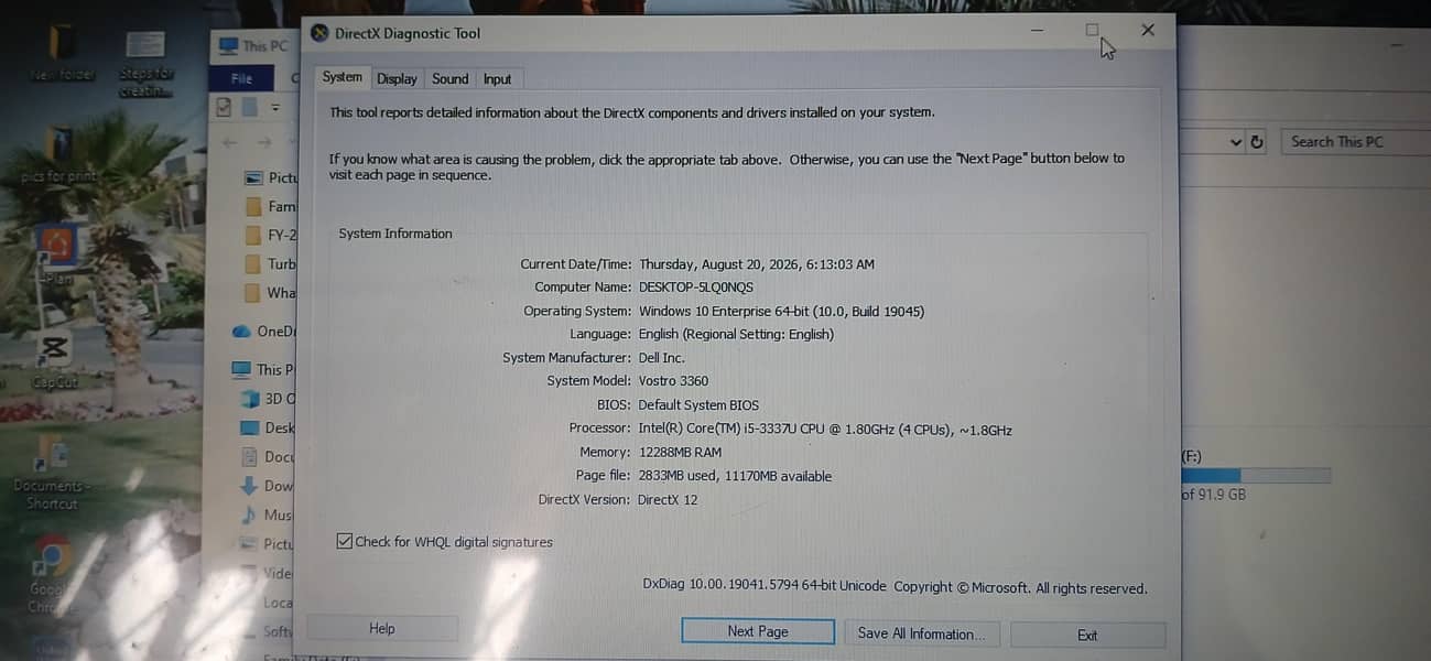 Dell Vostro Core i 5 4