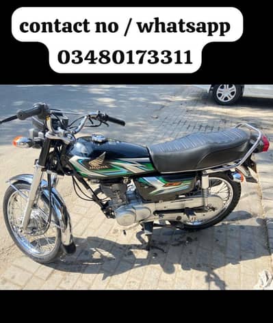 Honda 125 black colour first honor