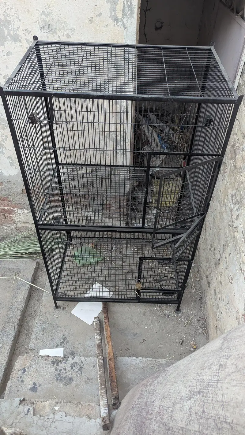 2- floor iron cage available for sale — photo 3