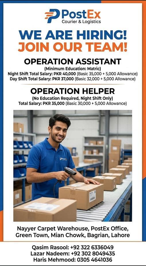 Operations Assistant & Helper 0