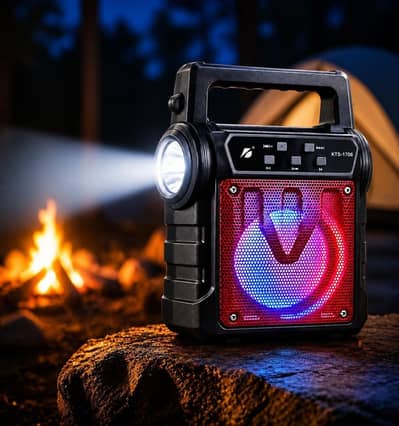 Portable Wireless Speaker with Torch Light – Big Sound, Bolder Vibes!