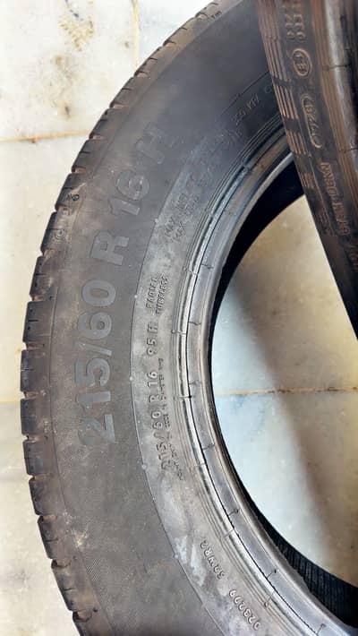 Brand new tyres