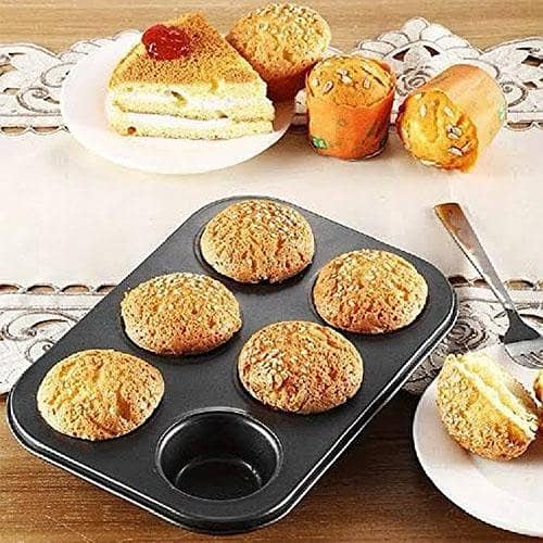 6Cup Non-Stick Muffin Baking Tray in pakistan