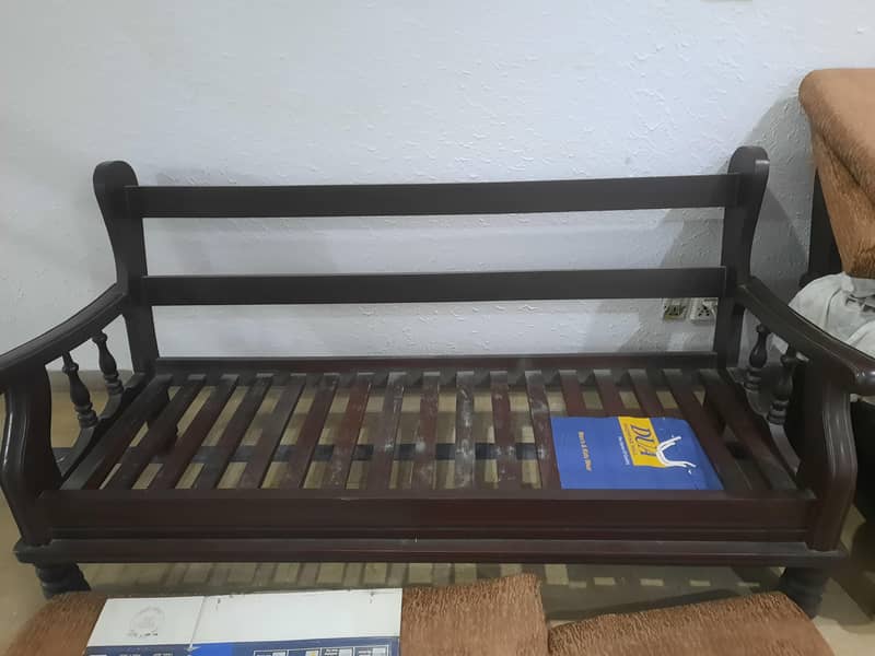 Real Solid Wood Sofa Set 1