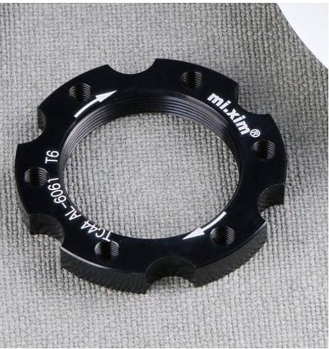 1 Pc Bicycle Freewheel Screw-In Hub Disc Brake Rotor Adapter - 6 Bolt Flange Disc Brake Base Converter for Mountain Bike & Road Cycle Repair