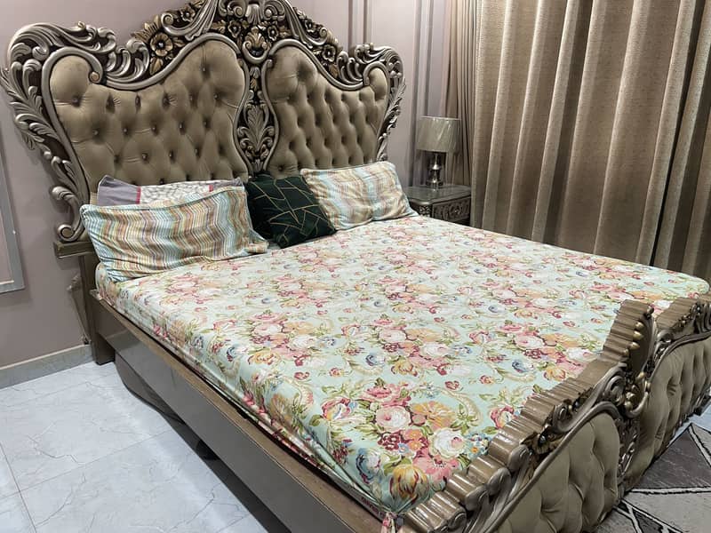 Chinioti design king bed set 1