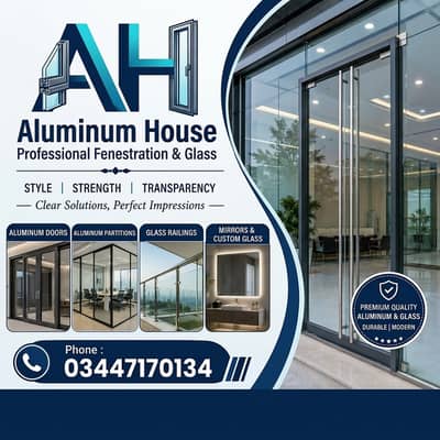 Shop Fronts and Glass & Aluminium Repairing Service / Aluminium work