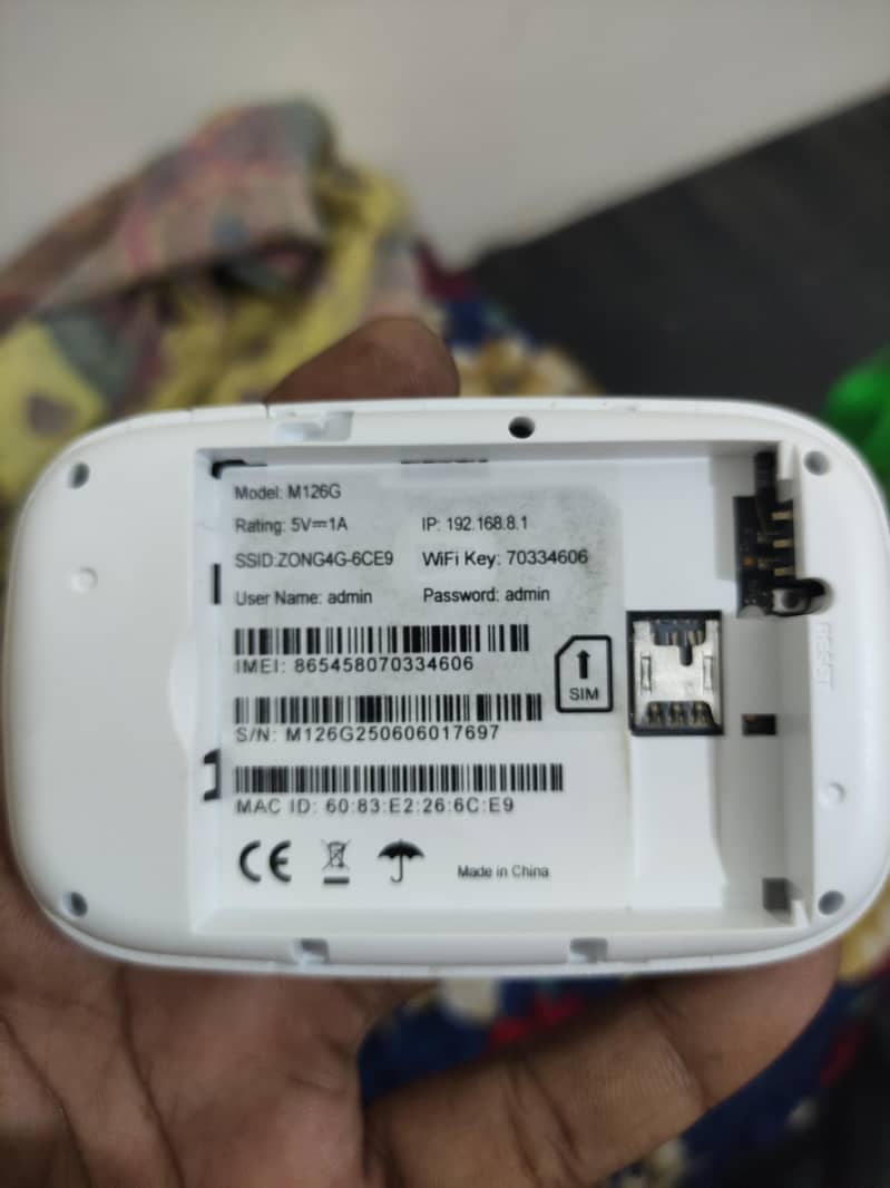 Zong 4G Device Digital 4