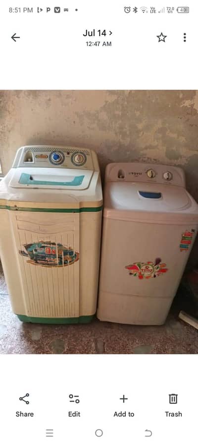 Washing machine and dryer machine Pair