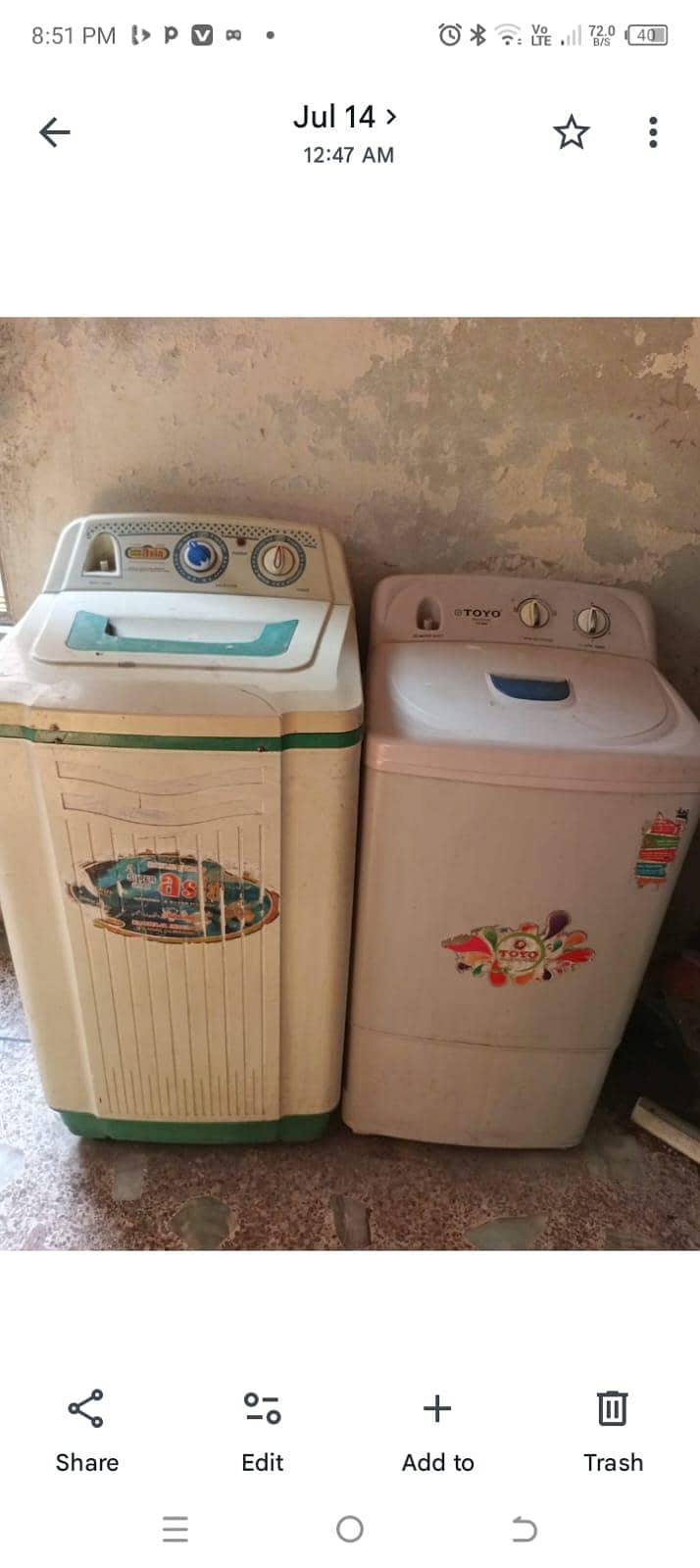Washing machine and dryer machine Pair 0