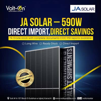 JA SOLAR - 590W