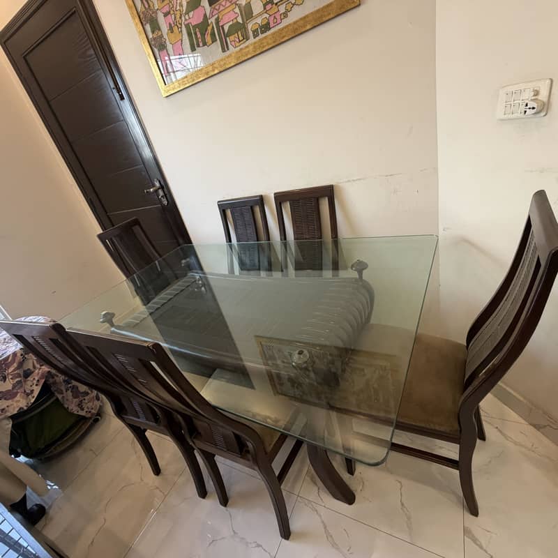 Dining table with 6 chairs 4