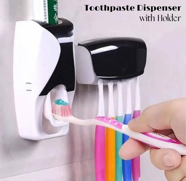New Fancy Toothpaste Dispener with Holder (Box Packing)