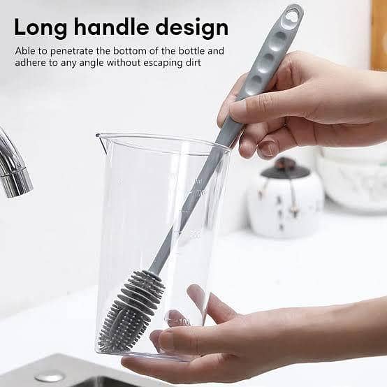 big size Multipurpose Silicone Glass Brush Cleaner (Mix/Random colour)